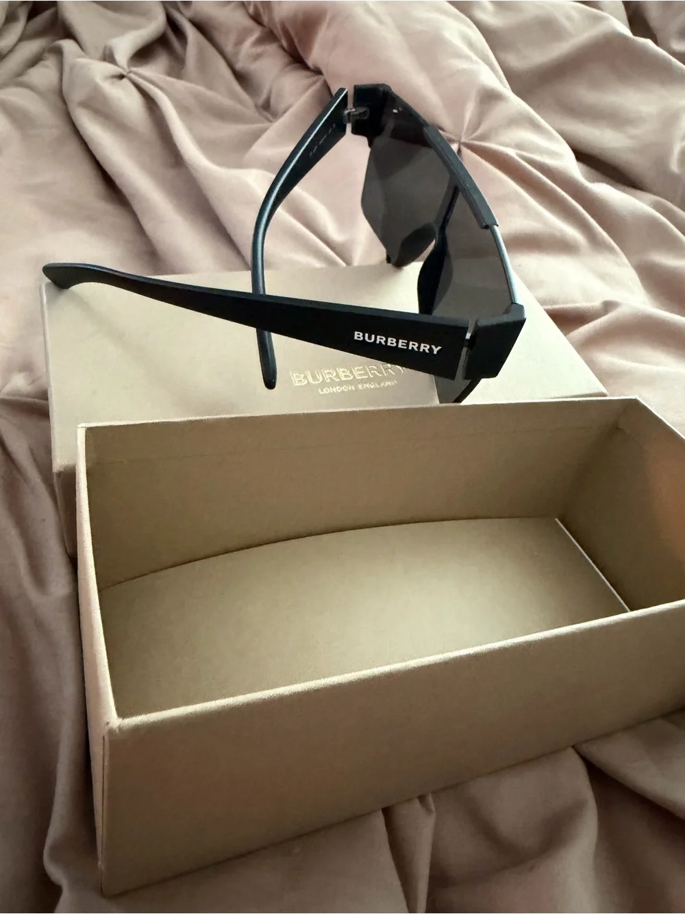Burberry Women’s Black Shield Sunglasses